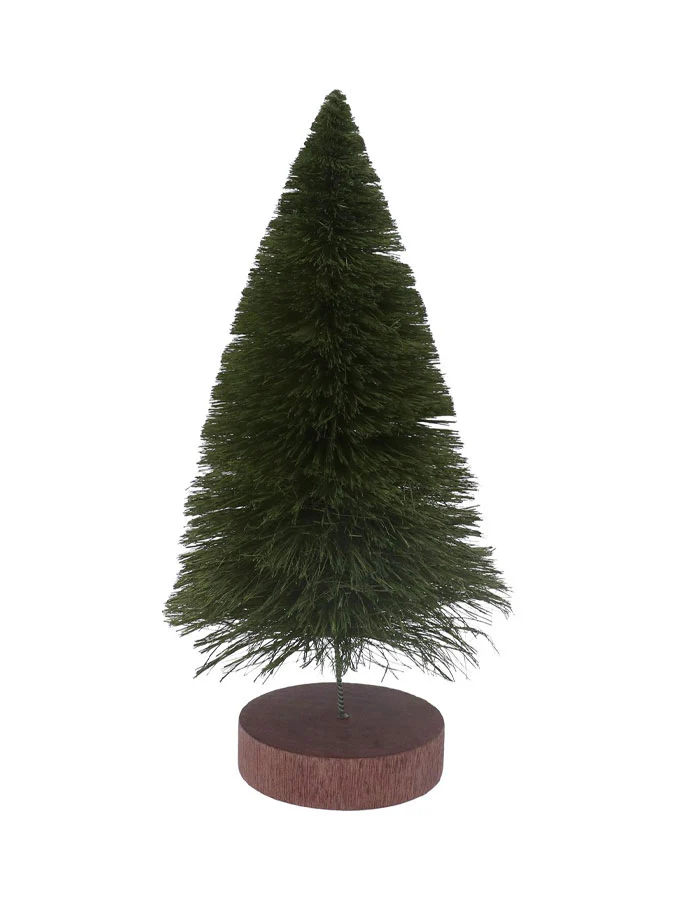 Matt Green Bristle Tree On Log