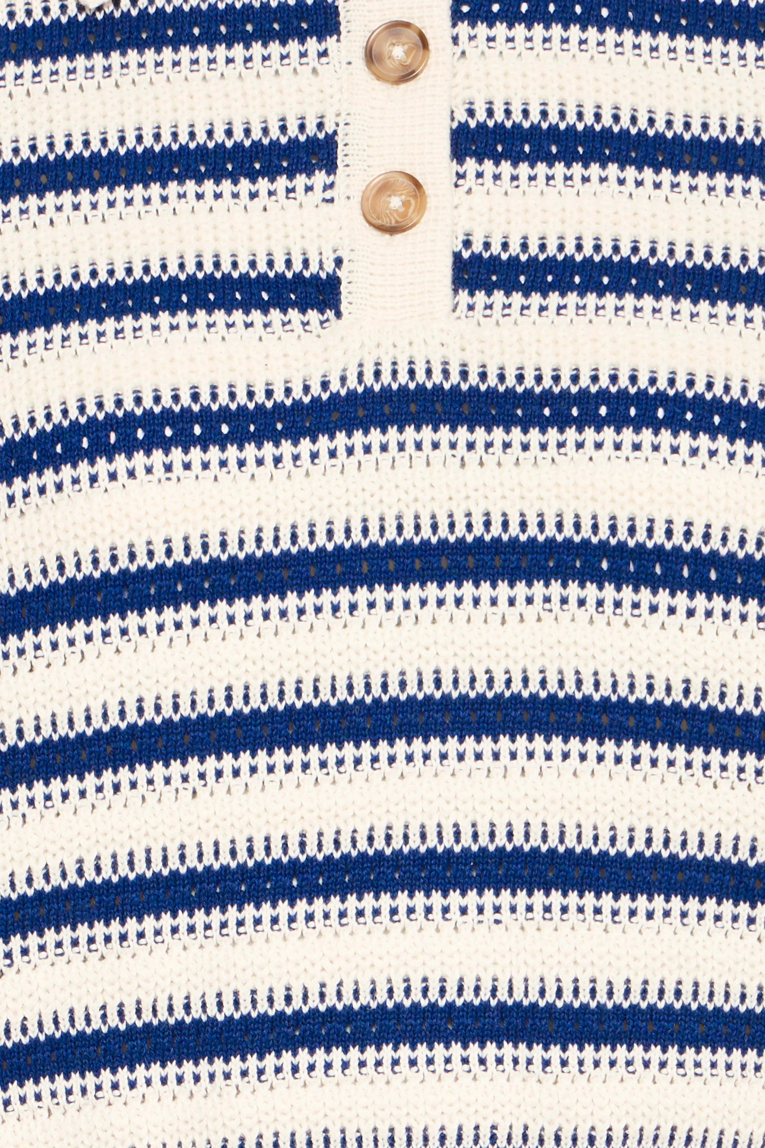 Mikala Polo Jumper Blue Stripe - Image 3