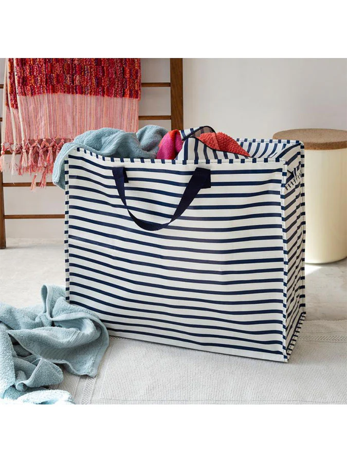 Nautical Stripes Jumbo Storage Bag - Image 2
