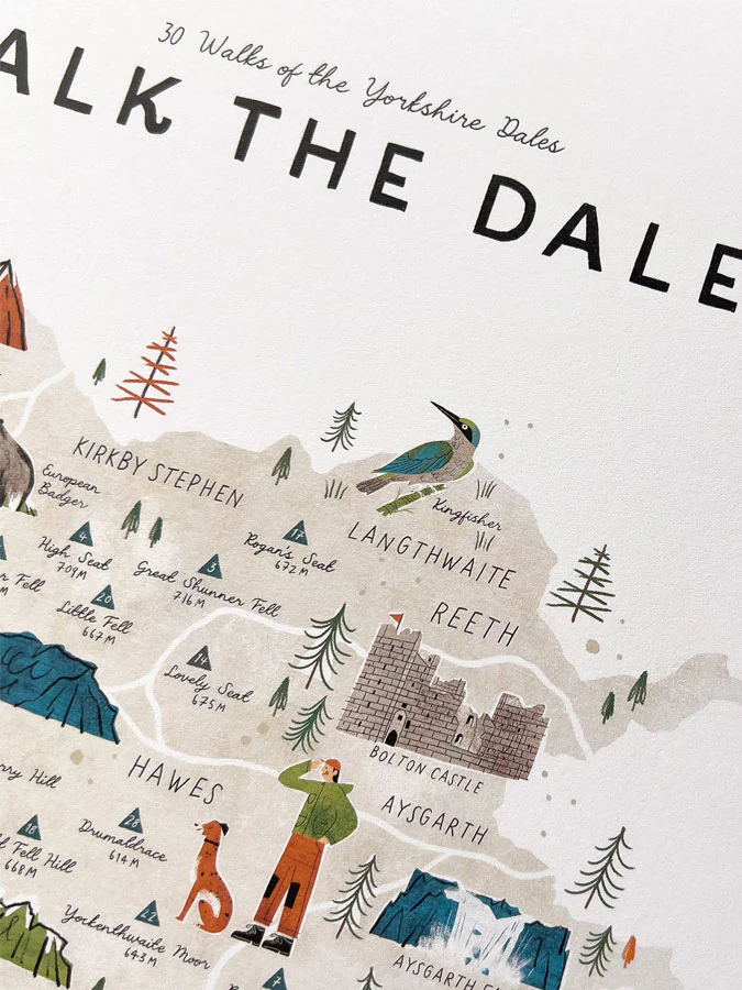 Walk the Dales poster With Hanger - Image 5