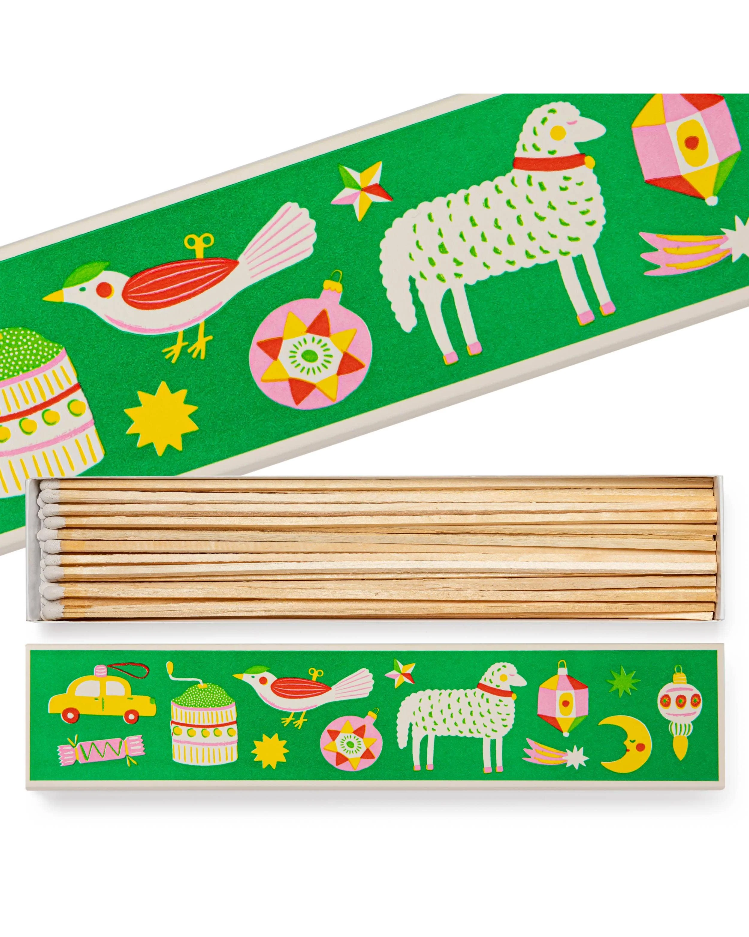 Ornaments | Long - Christmas Safety Matches 🎄