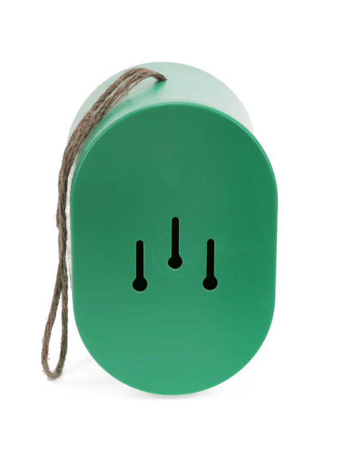 Oval Bamboo Birdhouse Green - Image 3