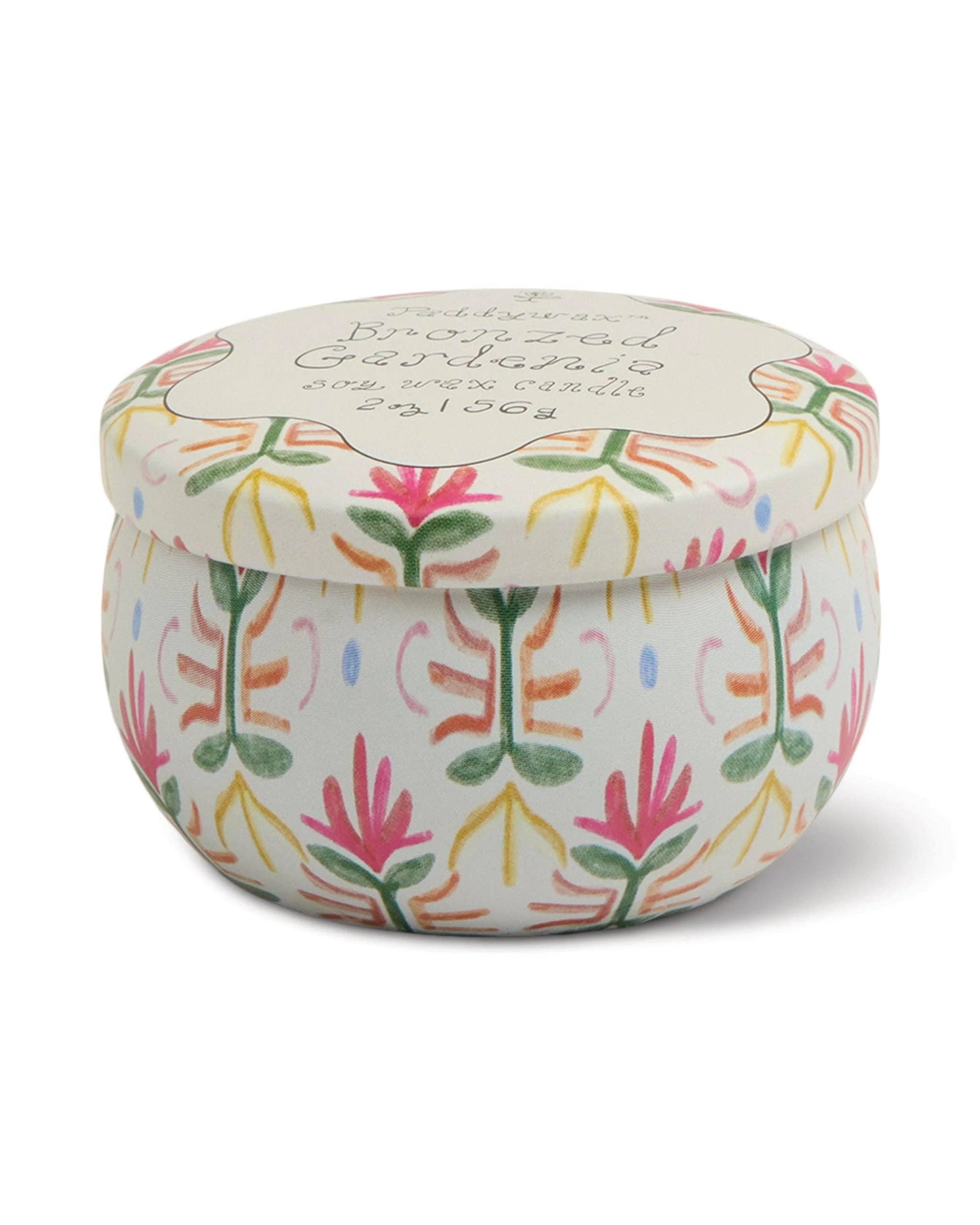 Paddywax Tulip Tin Candle - Bronzed Gardenia - Image 2