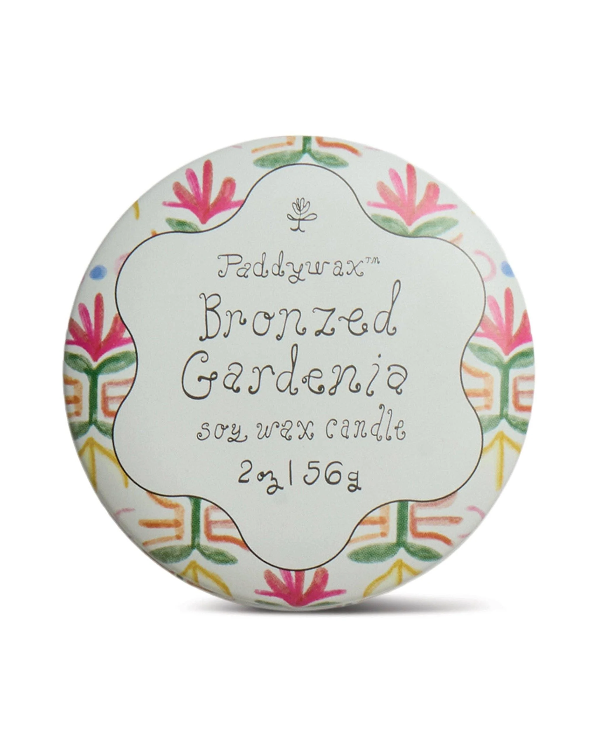 Paddywax Tulip Tin Candle - Bronzed Gardenia - Image 3