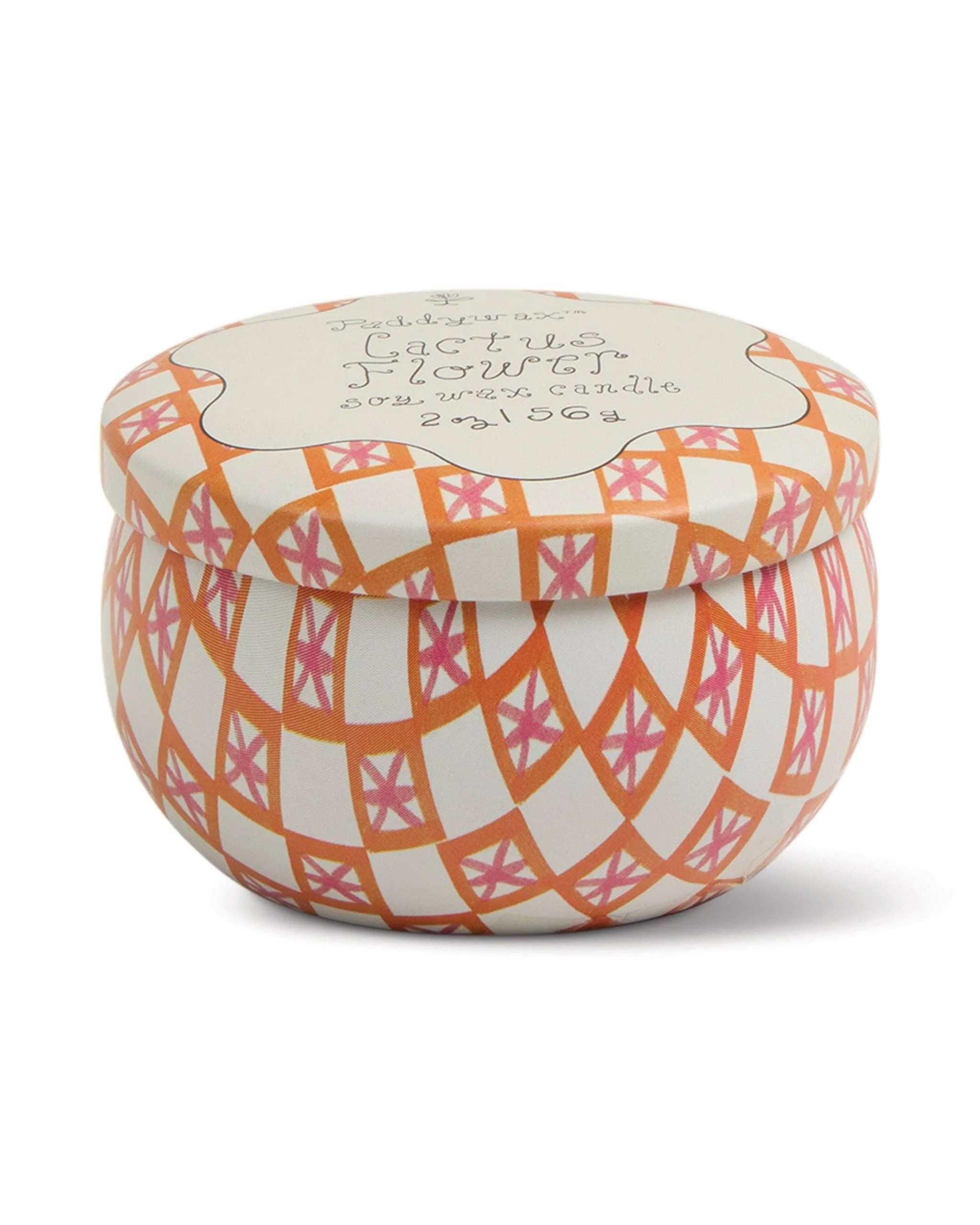 Paddywax Tulip Tin Candle - Cactus Flower - Image 2