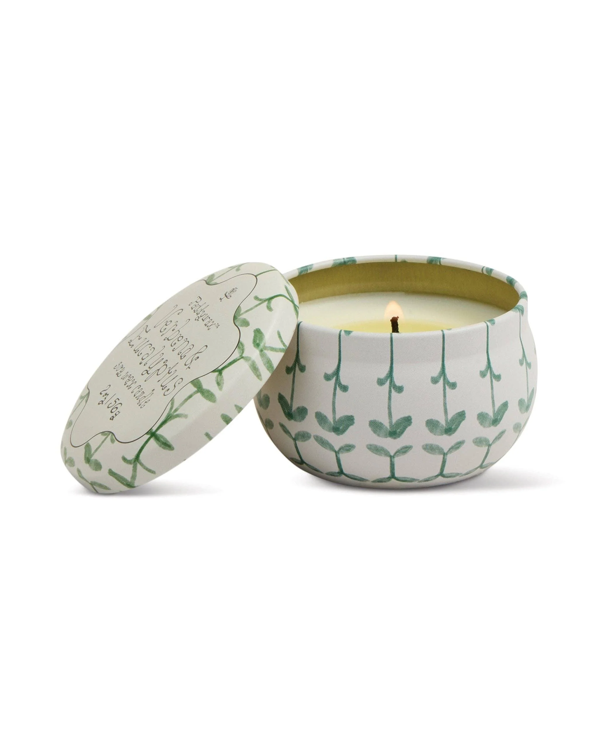 Paddywax Tulip Tin Candle - Verbena & Lemongrass