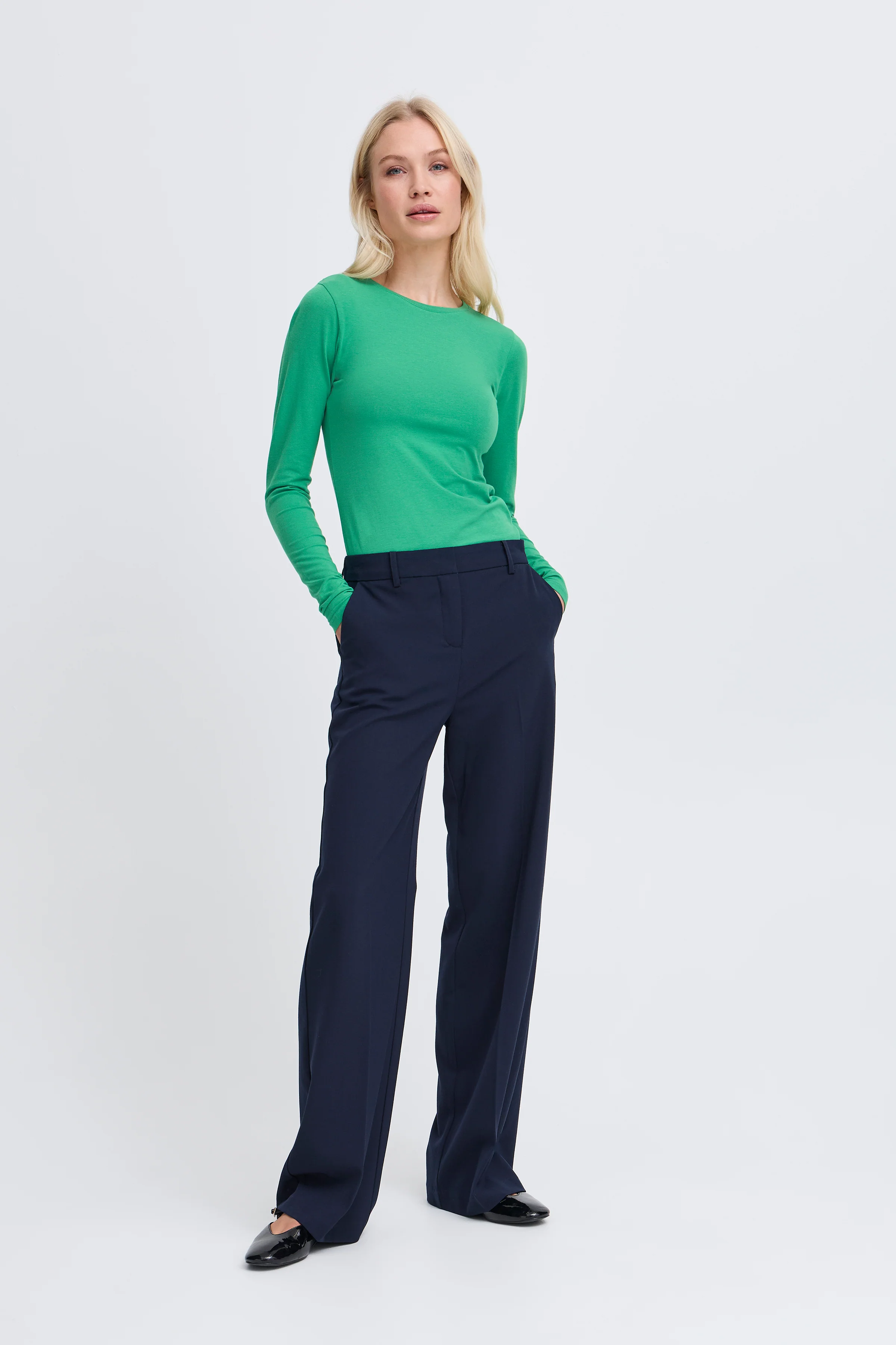 Pamila Long Sleeved TShirt - Green - Image 3