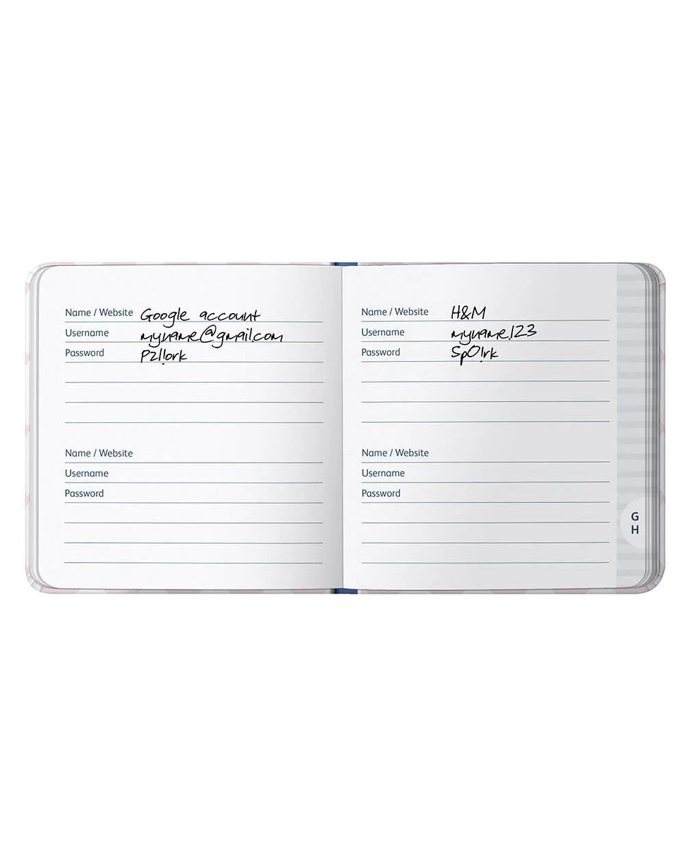 Password Book - Harlequin Design - Image 4