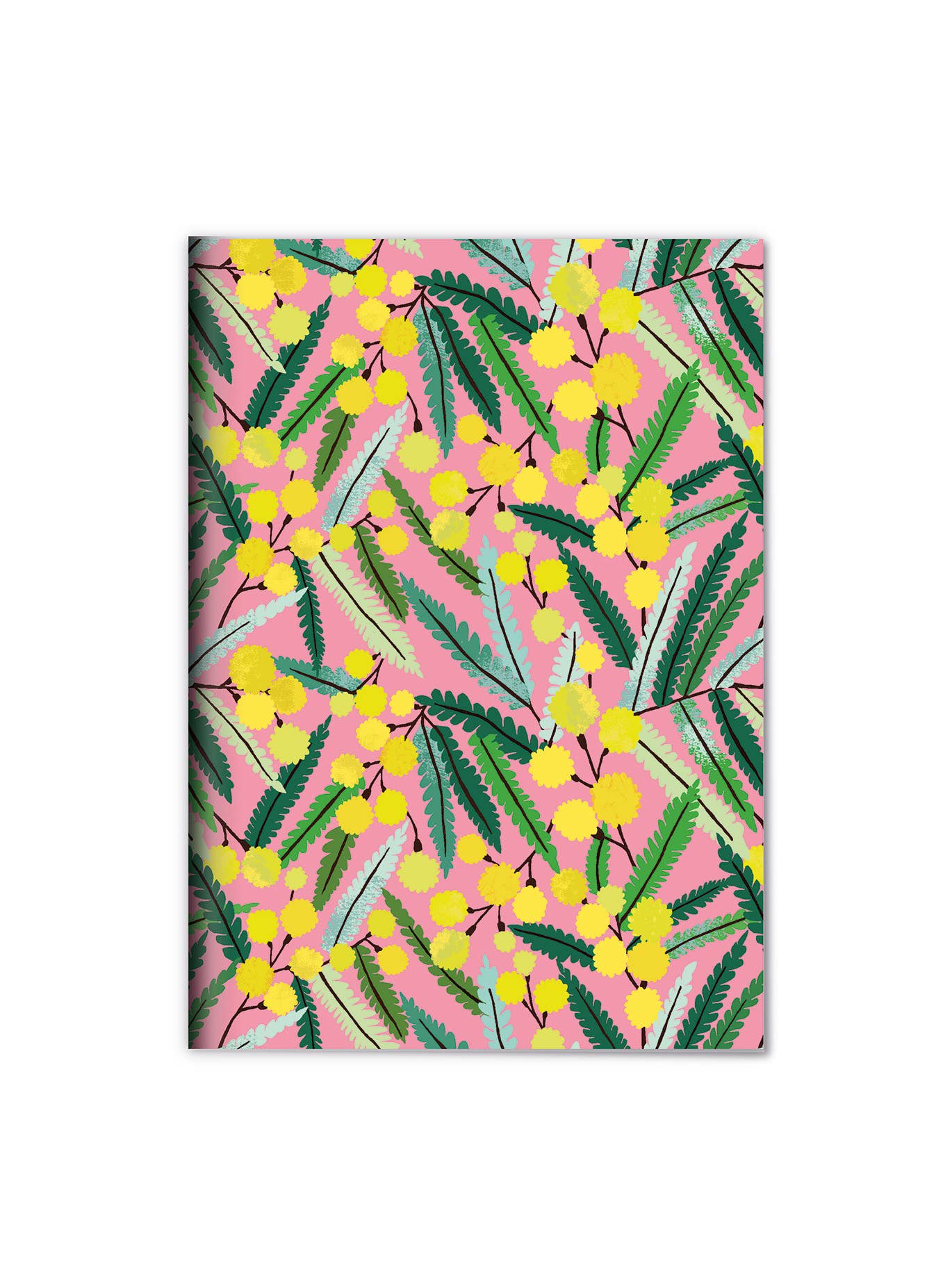 Pink Mimosa A6 Notebook