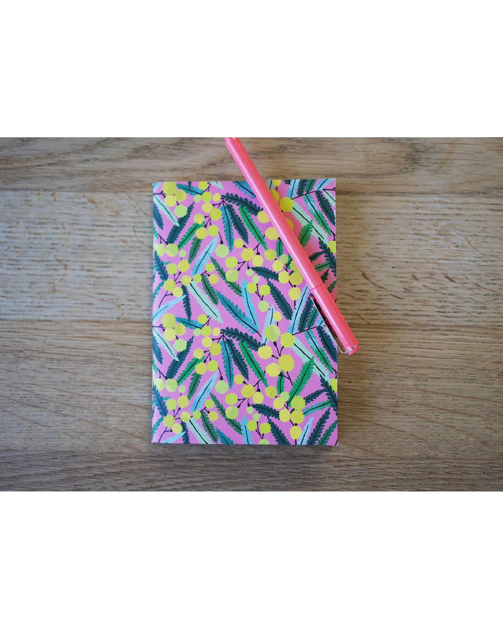 Pink Mimosa A6 Notebook - Image 4