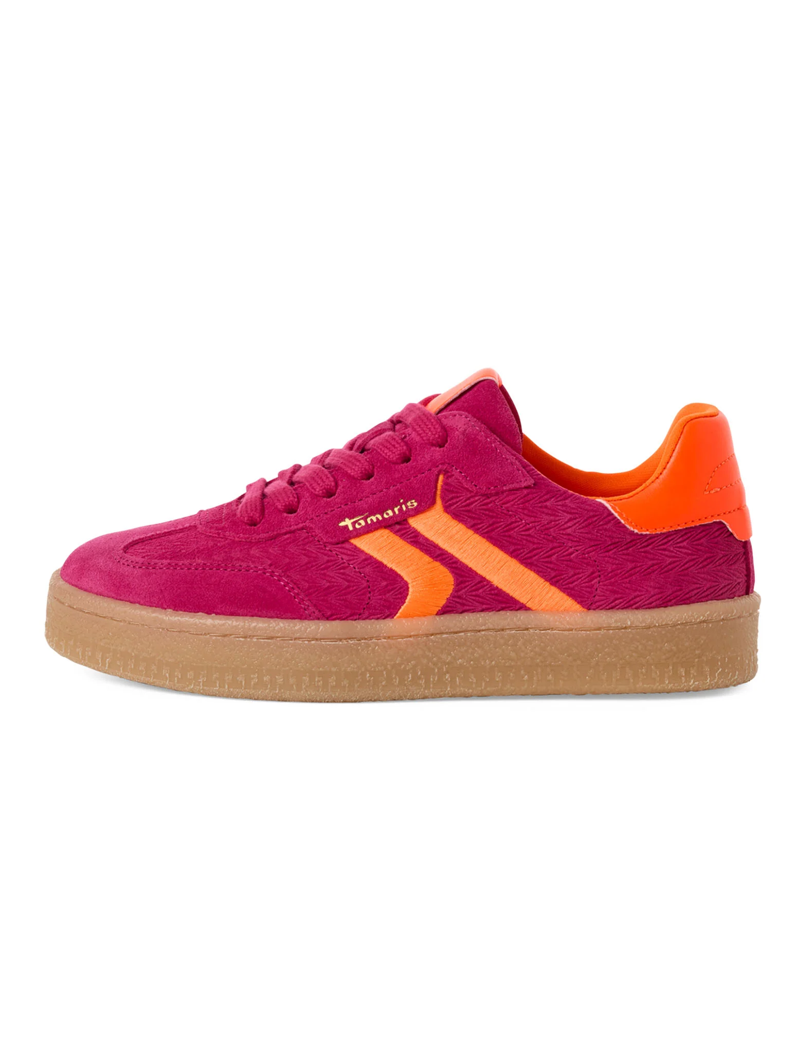 Pink & Orange Stripe Trainers