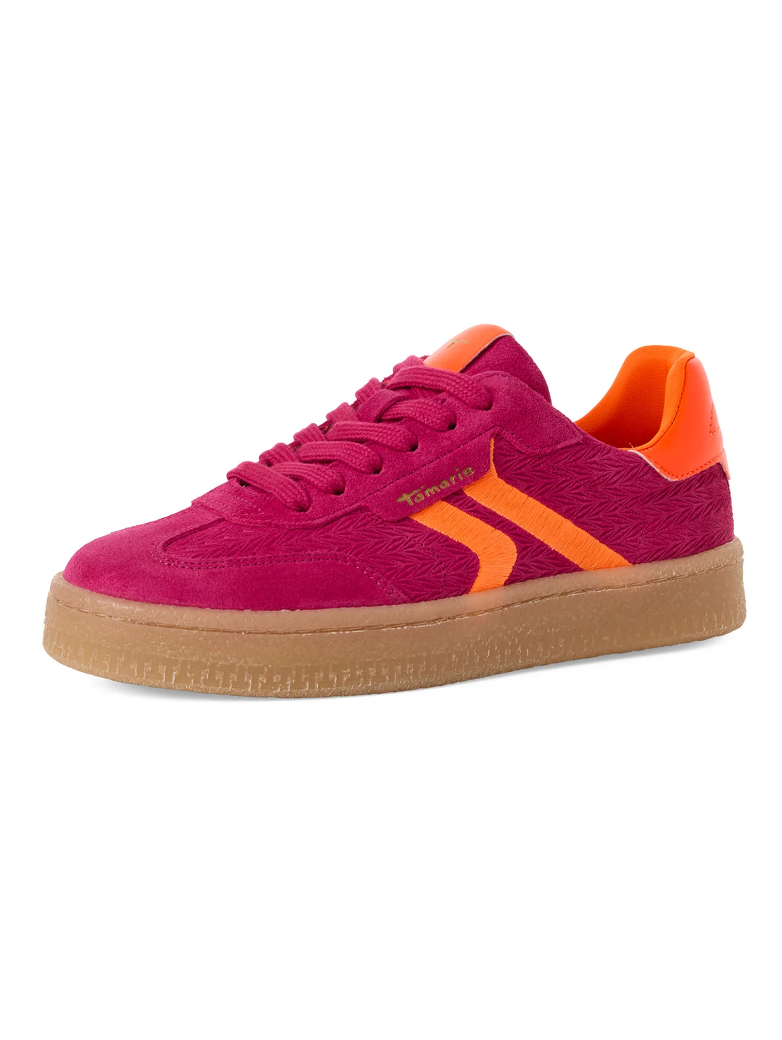 Pink & Orange Stripe Trainers - Image 3