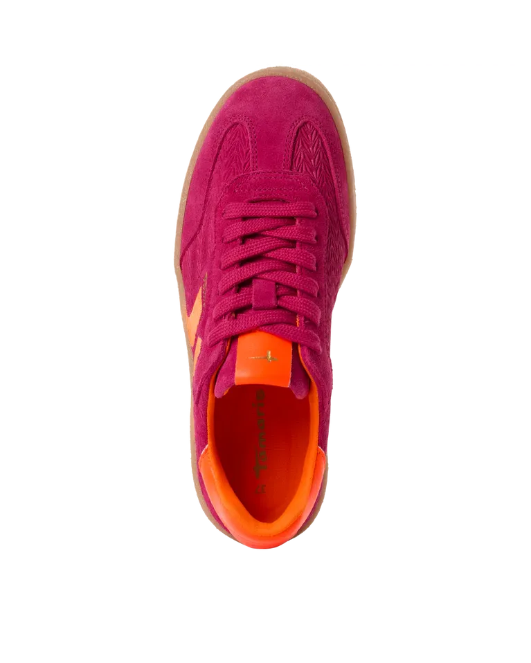 Pink & Orange Stripe Trainers - Image 4