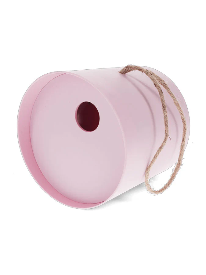 Round Bamboo Fibre Birdhouse - Pink