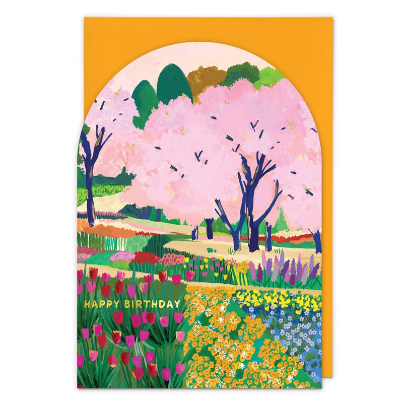 Sakura Trees Greeting Card