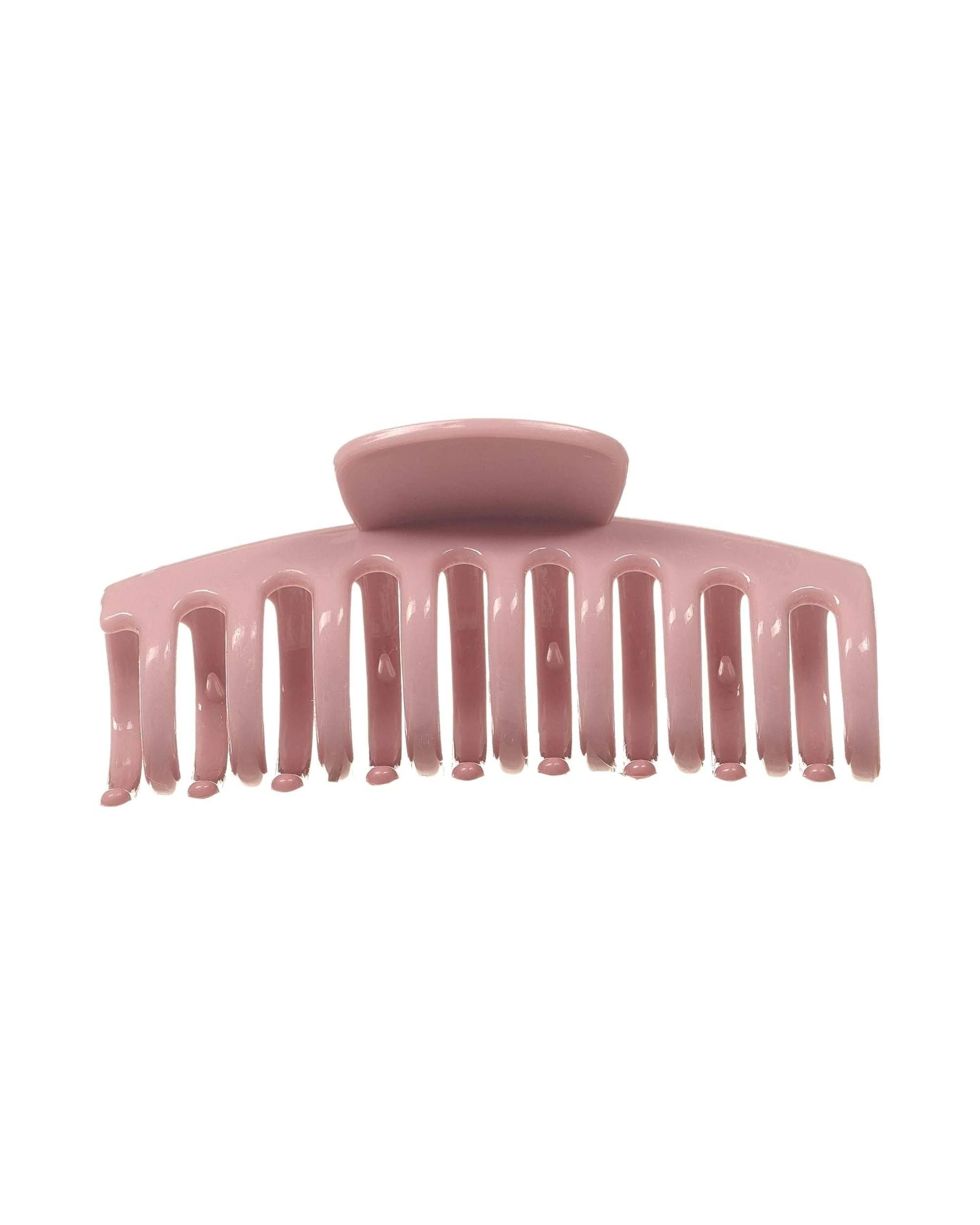 Satin Heatless Curls Set with Clip - Dusty Rose - Image 5