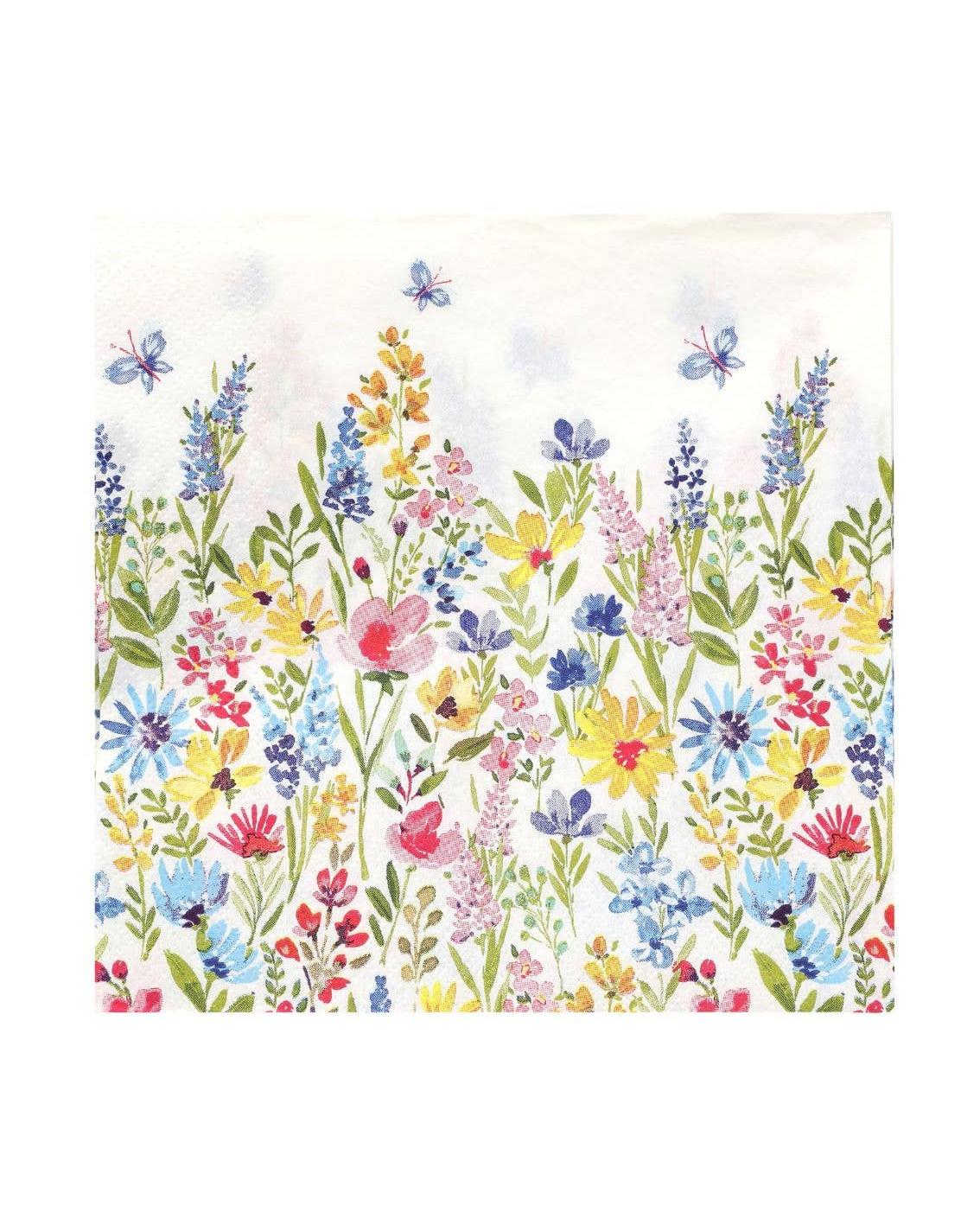 Spring Meadow Paper Napkins - 20 Pack - Image 5