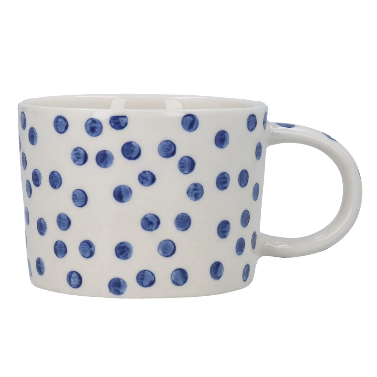Stoneware Mug - Blue Dots