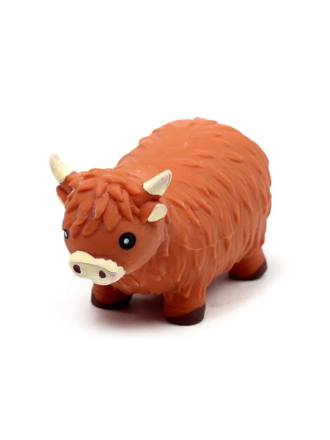 Stretchy Highland Coo Toy