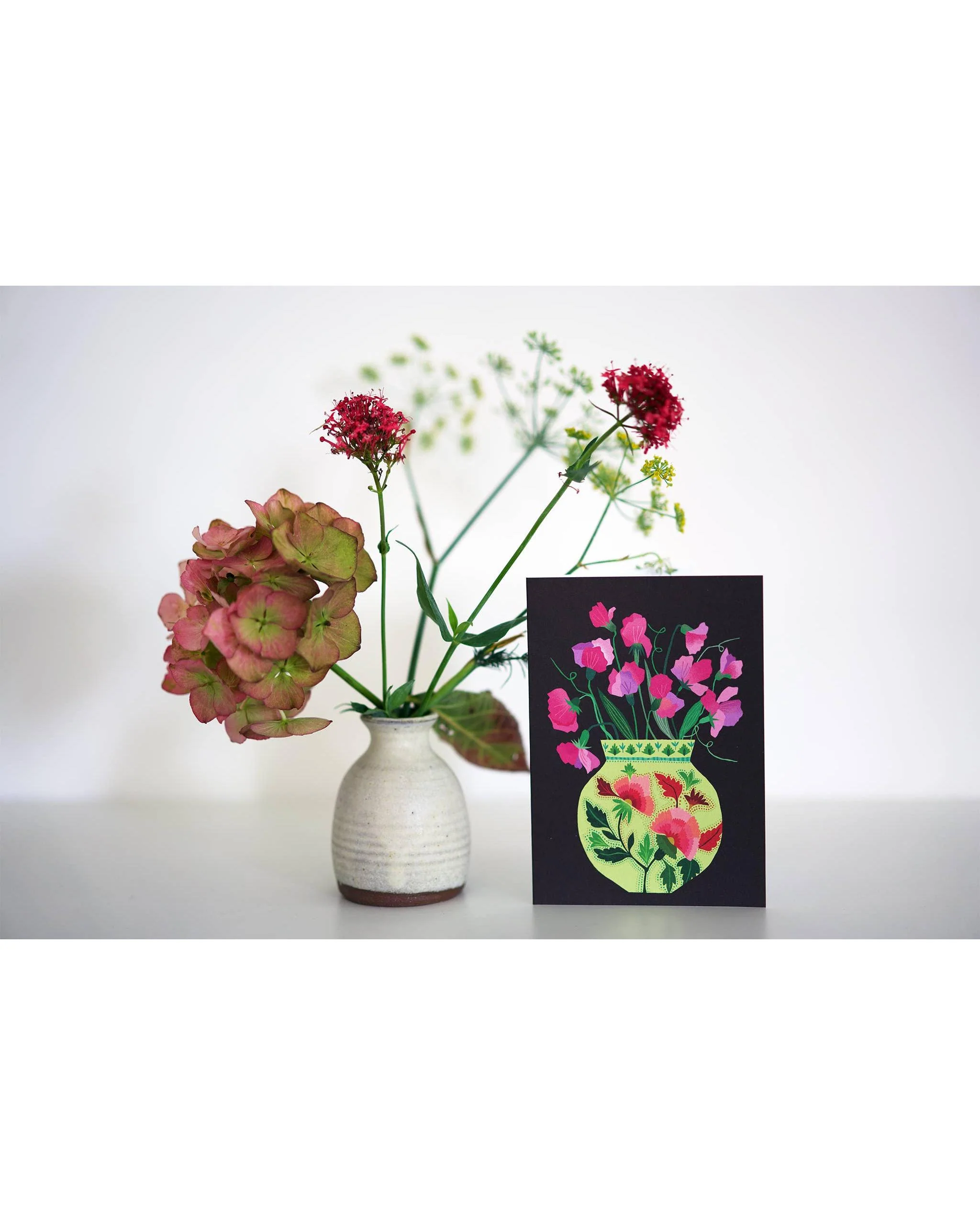 Sweet Peas Greetings Card - Image 3