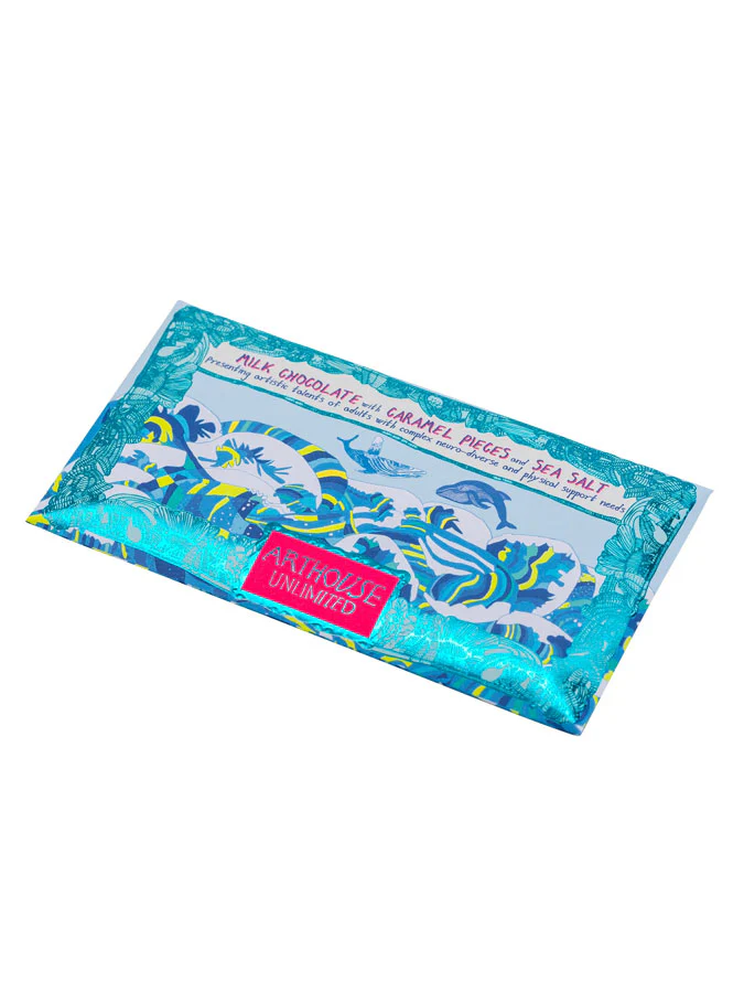 Swim with Whales, Milk Chocolate Bar With Caramel & Sea Salt - Image 4