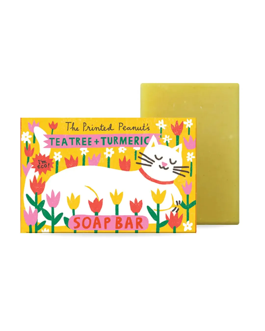 Tea Tree & Turmeric Natural Handmade Soap Bar - Image 2