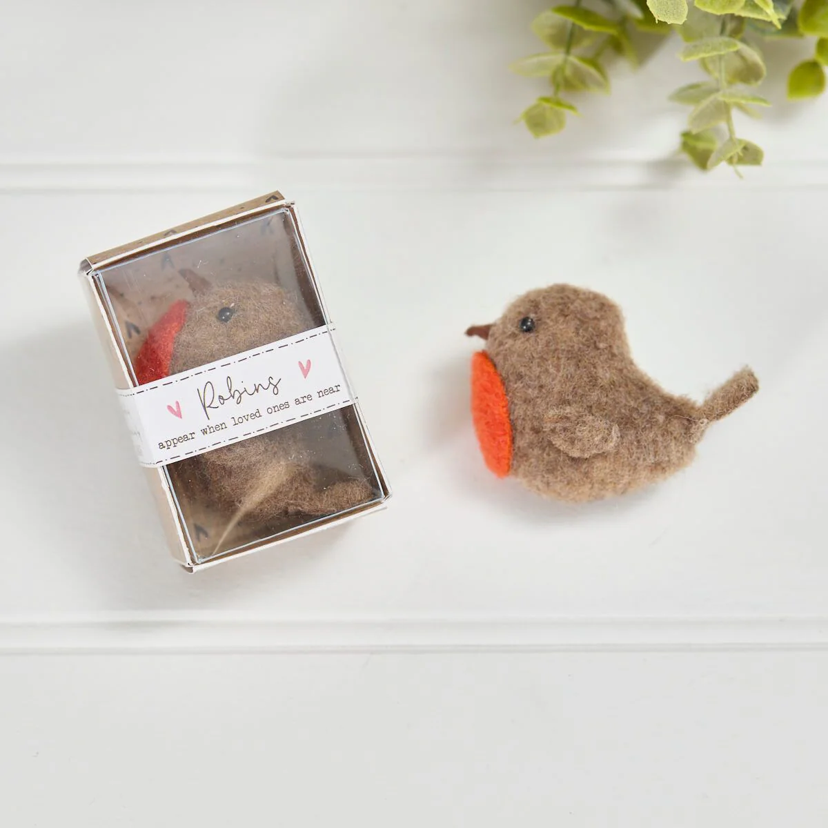 Tiny world boxed keepsake - Robin