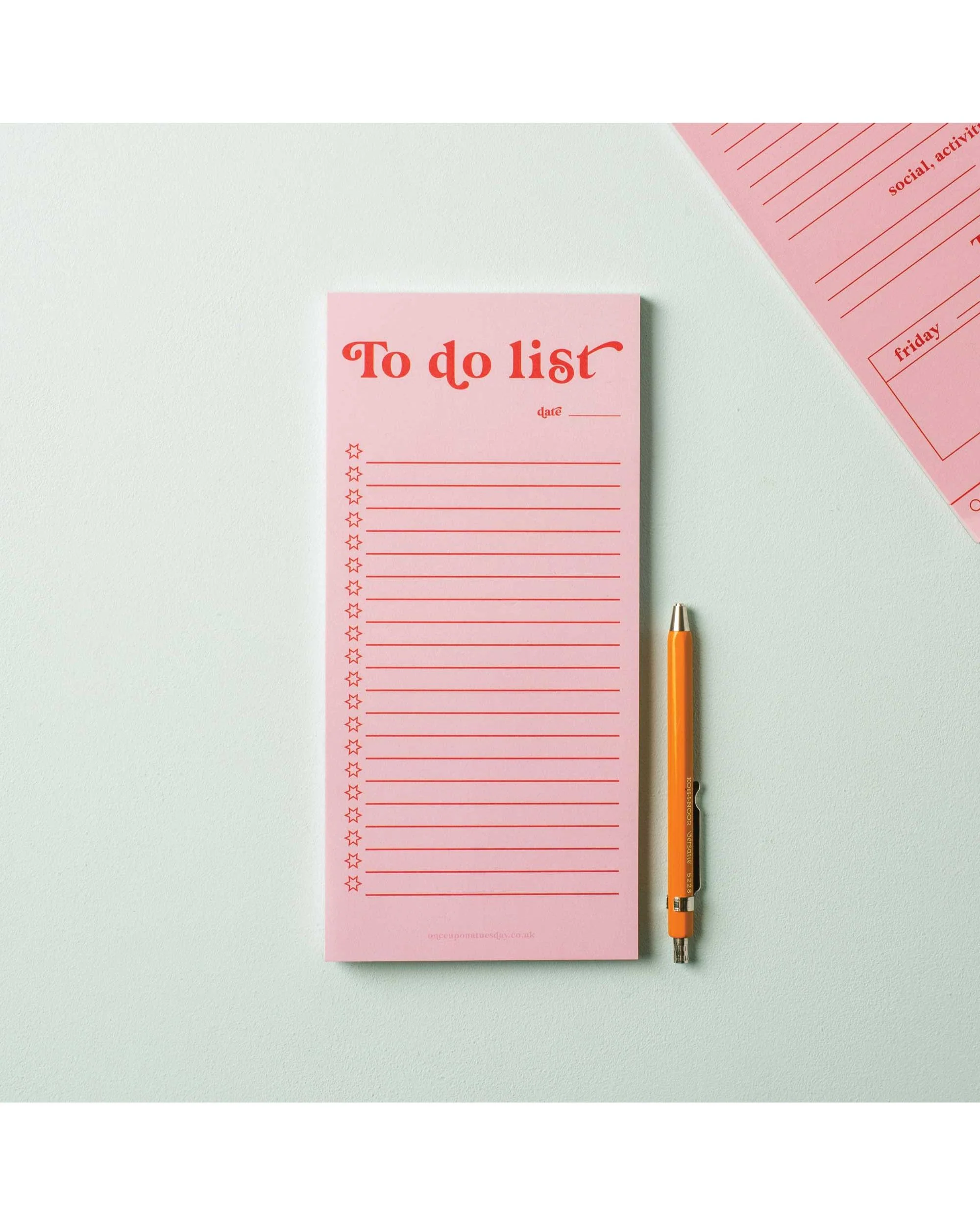 To Do List PadPink & Red