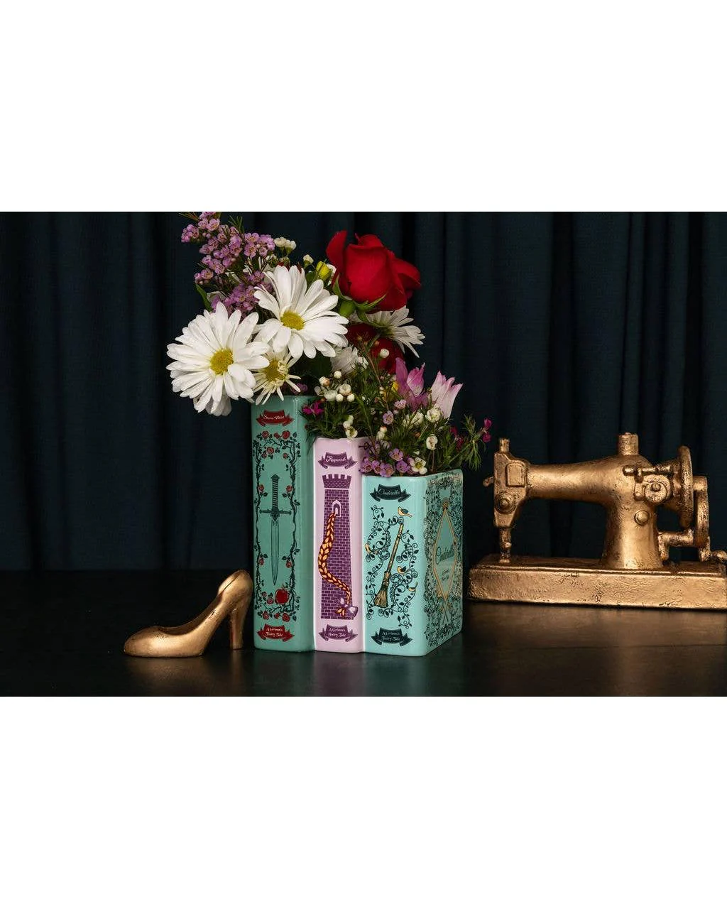 Triple Book Vase, Grimm's Fairy Tales - Image 5
