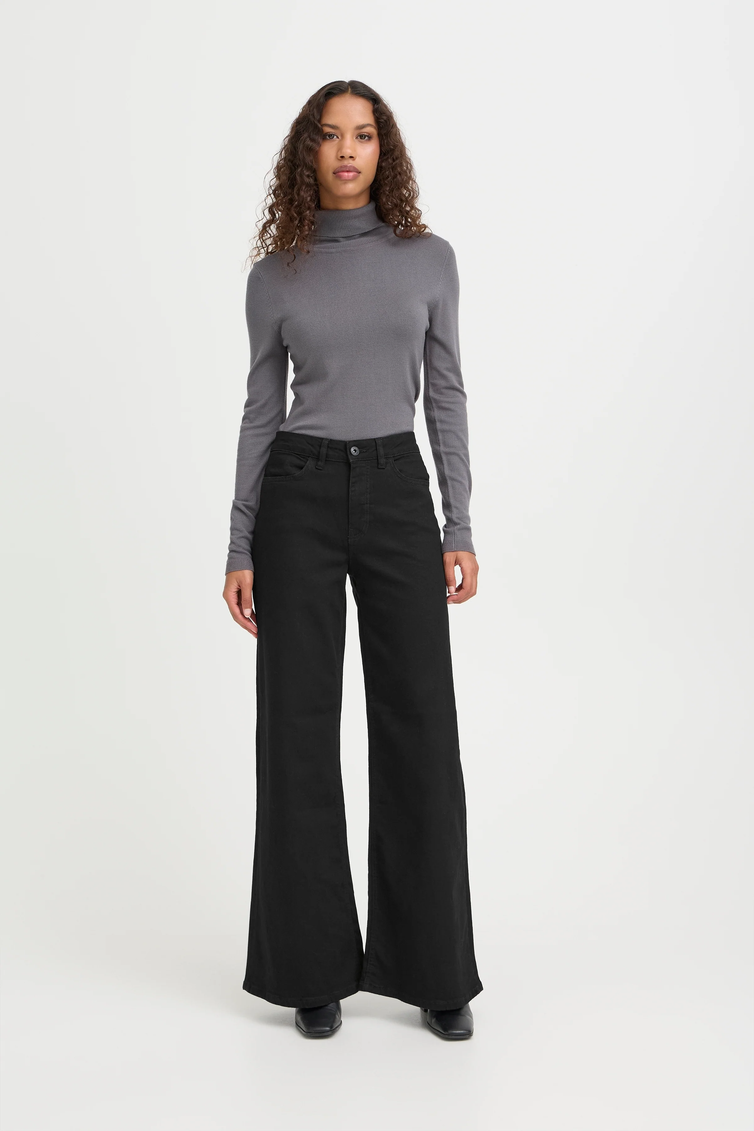 Twiggy Wide Jeans -  Black - Image 4