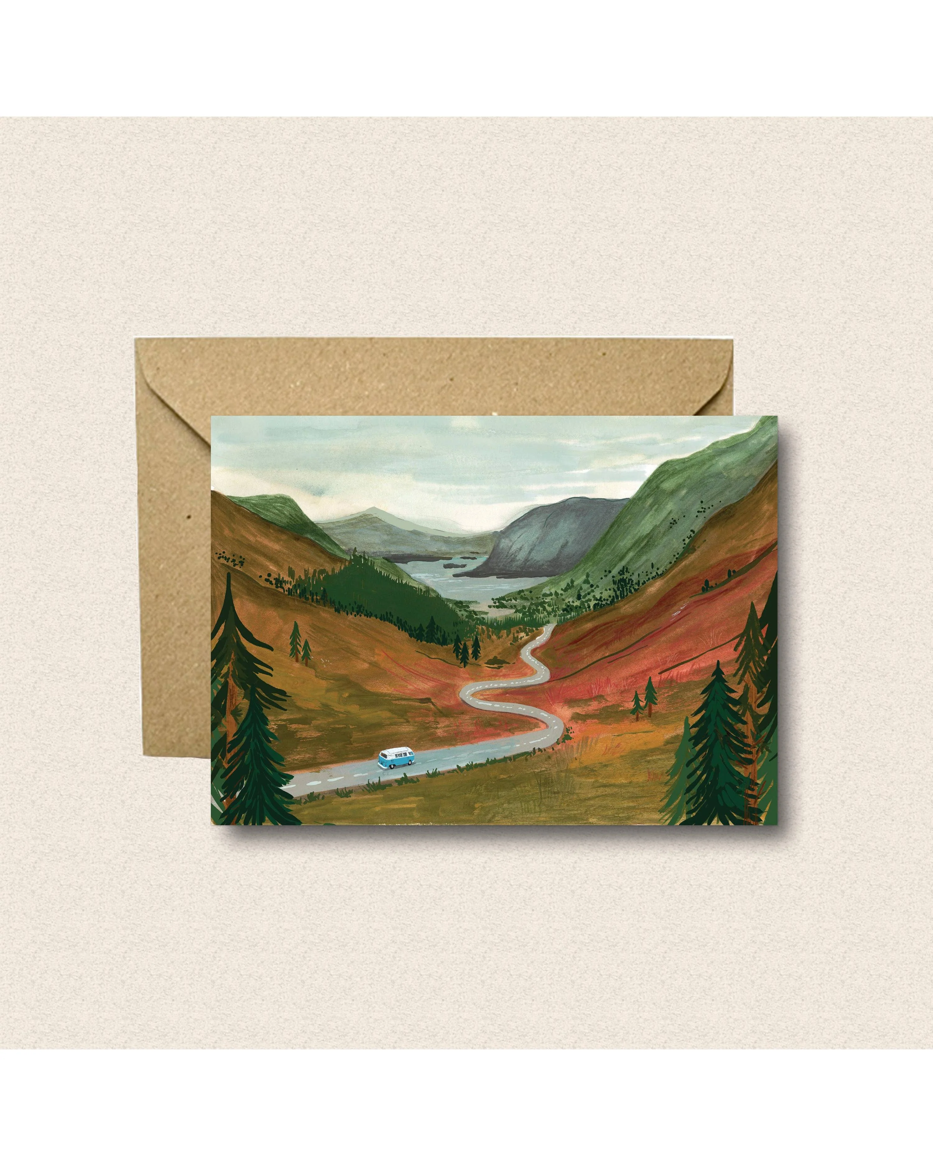Up The Highlands Campervan Card